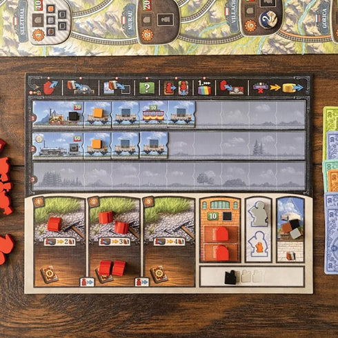 Capstone Games: Imperial Steam, Strategy Board Game, Plan, Build and Expand Your Railway Network, 2 to 5 Players, 120
