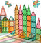 Magnetic Tiles,Magnet Building Blocks Construction Stacking Educational Toy Creative Playboard for Kids