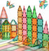 Magnetic Tiles,Magnet Building Blocks Construction Stacking Educational Toy Creative Playboard for Kids