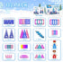 102 3 4 5 6 7 8+ Paaxido Magnetic Tiles, Pieces Diamond Magnetic Building Blocks for Girls, Princess Castle Kids Magnet