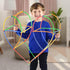 Playlearn Large 816 Piece Straws Builders Construction Toy - 8 Inch Full Size Straws, Giant Pack with Wheels