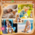 5 16 Inch Mommy 4 PCS Kangaroo Stuffed Animal, Stuffed Kangaroo Plush Toy with Babies Insides, Kangaroos with Joey