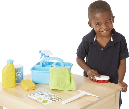 Melissa & Doug Spray, Squirt & Squeegee Pretend Play Cleaning Set for Kids