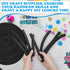 5/8 Inch x 40ft Noodle Rope Craft Foam Noodles, Versatile Foam Rod for DIY Arts and Crafts Supplies (Black)