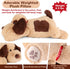 meowtastic Brown Dog Weighted Stuffed Animals - 22 Inch 4.5 lbs Plush Dog Pillow - Cute Gifts for Kids & Adults