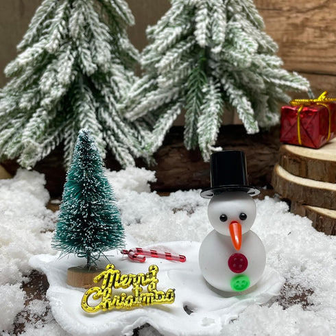 12 Pack PasTard Build A Snowman Kit Large Quantity Ultralight Clay Big Snowman Family Activities for Kids and Adults