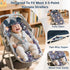 Pea Pod Baby Car Seat Blanket Stroller Footmuff Bunting Bag, Baby Sleeping Bag Fleece Plush Swaddle Blanket for Cold
