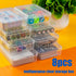 8 (8 JINUPHION Pcs Playing Card Case, Small Clear Box, Plastic Deck Box, Card Deck Holder, Game Card Storage Organizer