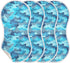 decor gift 4 Pack 22x11in Cotton Muslin Burp Cloth Breathable Blue Camouflage Milk Spit Up Cloth for Unisex Newborns
