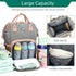 GAIVP Backpack, Backpack Diaper Bag Diaper Bags for Baby Girls Boys, Baby Bags for Moms Dads, Nappy Changing Bag