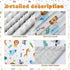 4 Pack 30 40 Inch Tiamon Baby Blanket for Boys Girls x Soft Double Layer Blankets with Dotted Backing Lovely Design