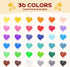 36 2-4, 1-3, 4-8, YPLUS Peanut Crayons for Kids, Colors Washable Toddler Crayon, Non-Toxic Baby Crayons for ages