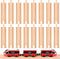 Liliful Pack of 16 Wooden Train Track Expansion Male-Male Female-Female Train Track