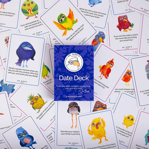 Dr. Bird's Date Deck - Perfect, Bridal Shower Gifts, and Couples - Build Deep, Genuine Connections - Wholesome, Pro-Family, and Faith-Based