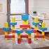 Melissa & Doug Jumbo Extra-Thick Cardboard Building Blocks - 40 Blocks in 3 Sizes for Pretend Building