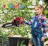 Set Trimmer Power Garden Tools for Kids Battery Operated Toy Leaf Blower, Hedge and Chainsaw Pretend Play for Boys