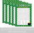 DISTINCTIVS St. Patrick's Day Word Search Classroom Party Game - 25 Player Cards