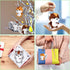 Sosation 6 Pcs Squirrel Stuffed Animal Plush - 4.7 Inch Cute Squirrel Toy Keychain for DIY Birthday Party