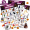 V-Opitos Halloween Bingo Game Card for Kids/Adults, 36 Players, Family/School Classroom Halloween Party Favor