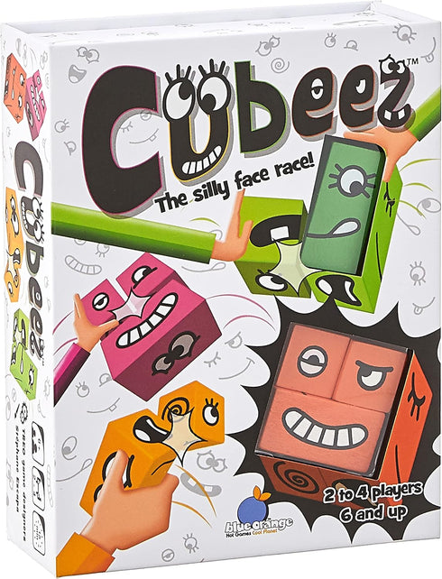 BLUE ORANGE GAMES Cubeez Original Matching Puzzle Race with Wooden Cubes, Ages 6+
