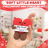 Heart Plush Gift for Her, Him - Crochet Plushies Stuffed Hearts Gift with Motivational Card | Crochet Heart Soft