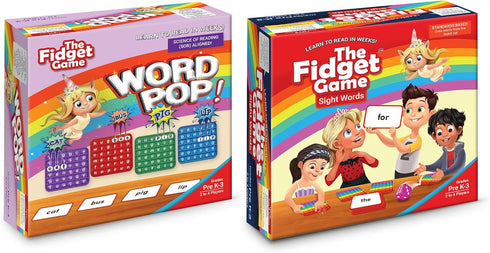 Ultimate Reading Bundle - Master 220 Dolch Sight Words for Pre-K to Grade 3 with Popping Mats & Dice