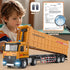 3 4 5 6 7 3 16.5" HAPYAD Dump Truck Toy for Years Old Boys, Large Semi Truck with Metal Cab, Lights and Sounds
