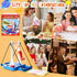 Gymnastics Challenge Game, Fun Toy for Girls & Boys Ages 8+, Ideal Table Game for Active Kids