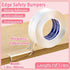 2mm 2.6in 13FT, ZOMPAGO Clear Acrylic Edge Protector Tape, Thick x x Self Adhesive Transparent Bumper Strip for Table