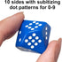 LEARNING ADVANTAGE Subitizing Dice - Set of 6 - Hands On Math Manipulative - Teach Early Numeracy - Math Games for Kids