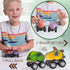 6 Pack Pull Back Dino Cars, Dinosaur Car Toys for Kids, Pull Back Dinosaur Cars Set
