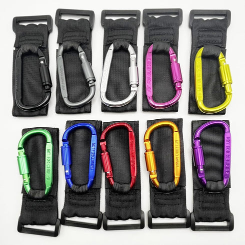 DEIHAALEN 30 lbs Cart(2 Baby Stroller Hook, Carry per Stroller Carabiner Clip, Adjustable Baby Stroller & Car Seat Hook