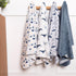 100% 30x30 Inches (Pack 4), Gerber Unisex Baby Cotton Flannel Receiving Blankets of Coastal Calm, One Size