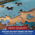 500 4-in-1 Set Christian Puzzles for Adults Pieces - Bible Jigsaw Puzzles with Scripture Verses - Religious Puzzles