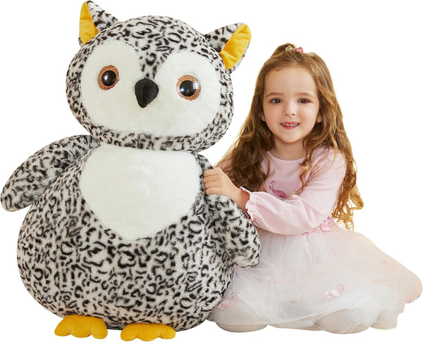 EARTHSOUND Giant Owl Stuffed Animal Plush Toy,23 inches Large Cute Jumbo Soft