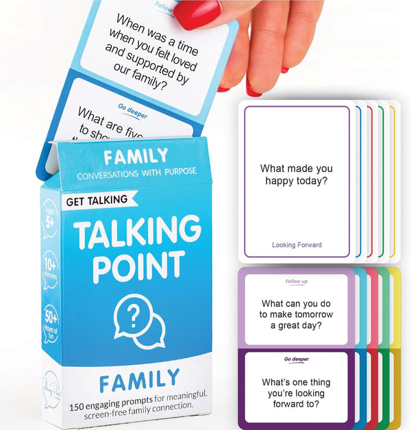 GET Talking: Family - 150 Expert-Written Questions on 50 Conversation Starter Cards