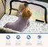 100% 22-26" 40-44" 2 Organic Cotton Fitted Travel Crib Sheets, Perfectly Compatible with Guava Lotus, BabyBjorn, Dream