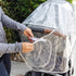 J.L. Childress Deluxe Stroller Rain Cover, Universal Poncho with Adorable Printed Pattern, Baby Weather Shield