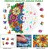 200 12.4x11.4 Qiuenisray Mother's Day Wooden Puzzles for Adults Pieces, Spring Flower Jigsaw Puzzles for Woman