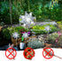 10 Pack Reflective Pinwheels for Yard and Garden - Wind Spinners Outdoor Bird Scare Devices