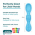 Premium Silicone Baby Spoons - 6 Pack, Self Feeding Training Spoons for Infants & Toddler, First Stage Chewable Baby Led Weaning Utensils, Dishwasher Safe, BPA Free, Baby Feeding Essentials