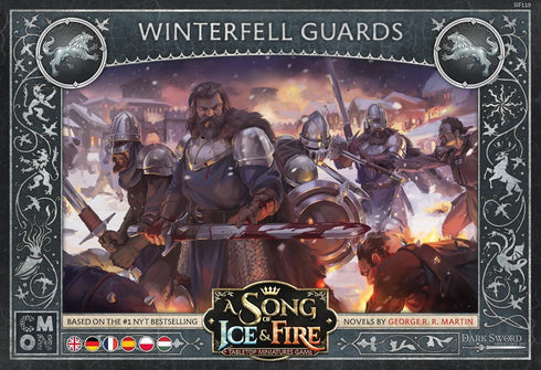 CMON A Song of Ice and Fire Tabletop Miniatures Game - Winterfell Guards UNIT BOX for Adults, 2+ Players