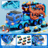 10-in-1 3-5 4-7, 9 3 4 5 6 7 8 IHAHA Toddler Foldable Carrier Space Truck Toys for Kids Boys Ages Long Race Track
