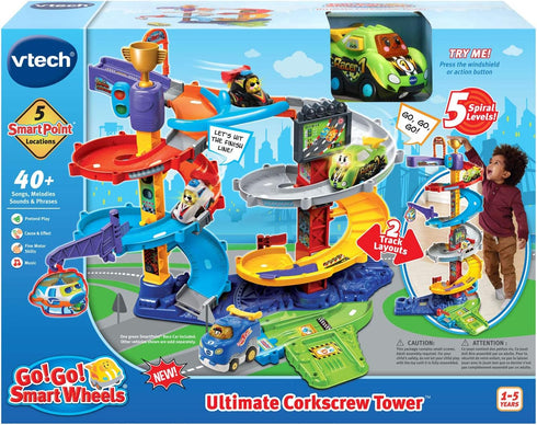 Playset Ultimate Corkscrew Tower with VTech Go! Go! Smart Wheels