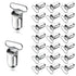 25 PCS 1" Suspender Clips Metal Pacifier Clip Holder for Pacifiers DIY