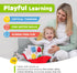 1-3, 1 deMoca Busy Book for Toddlers Quiet Montessori Airplane Activity Book, Travel Learning Toy Board for Year Old