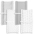 BaeBae Goods 4 Pack Premium Baby Changing Pad Covers Boy or Girl Changing Pad Cover Pure Jersey Machine Washable Grey