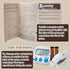 Deluxe Rummy Cube Game Set - 106 Tiles Classic Wooden Game with 4 Handmade Racks & Portable Canvas Bag
