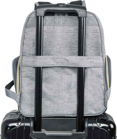 Backpack Mommy Backpack MOMIGO Breast Pump Diaper Bag - Multi-Function Outdoor Working with Insulation Pocket