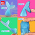 MixMax 6 Packs 6-12 Make Your Own Squishies Toys, Rubber Dolls Making Kit for Kids Glow Jumbo Glitter Silicone Squishy